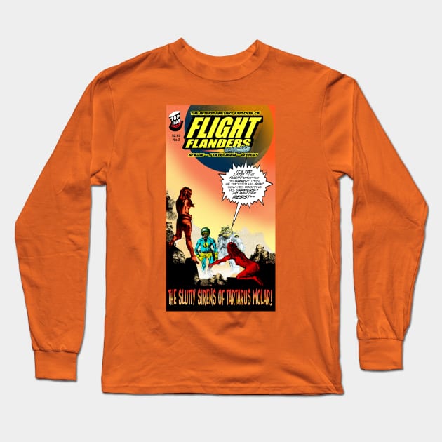 Flight Flanders Long Sleeve T-Shirt by Molliculus